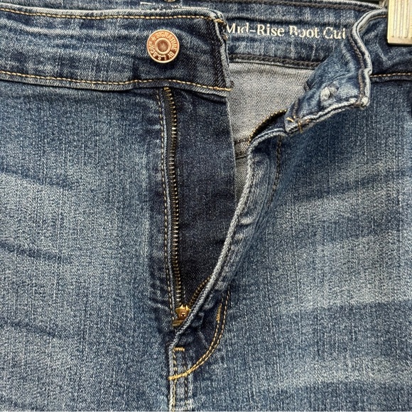 Levi Strauss Signature Mid Rise Bootcut Jeans Women’s 26L Blue 32x23 - Picture 4 of 8